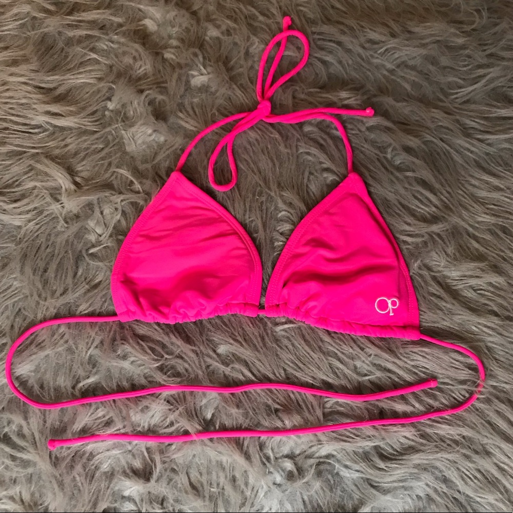 OP Pink Bikini Top Size Medium